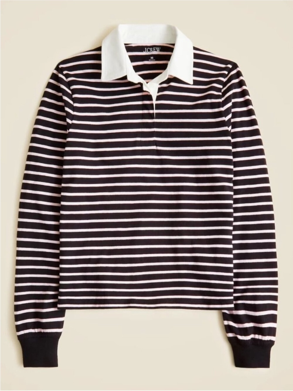 J. Crew Striped Rugby Polo